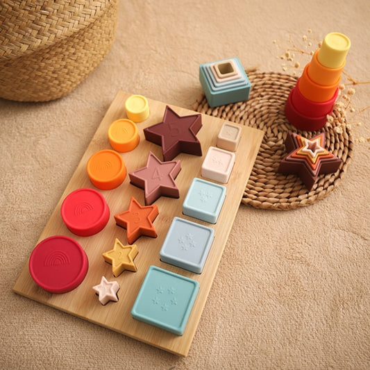 Montessori Creative Silicone Blocks