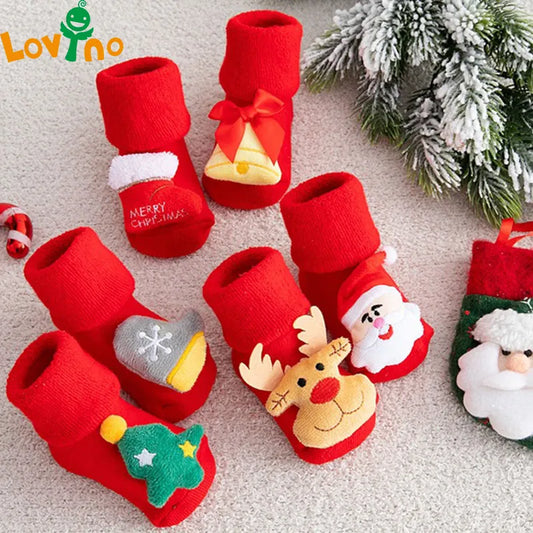 Christmas socks for newborns and babies